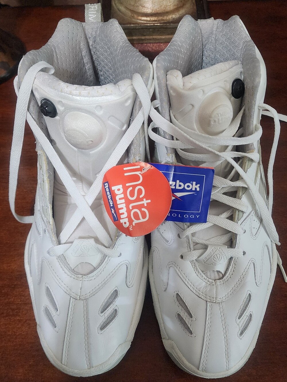 RARE" Band New! Vintage Reebok Abrove The Rim Pump Basketball Shoes Sz.9.5